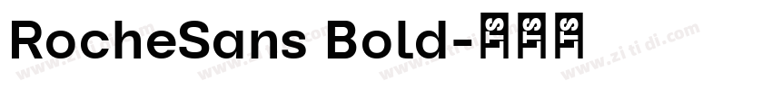 RocheSans Bold字体转换
